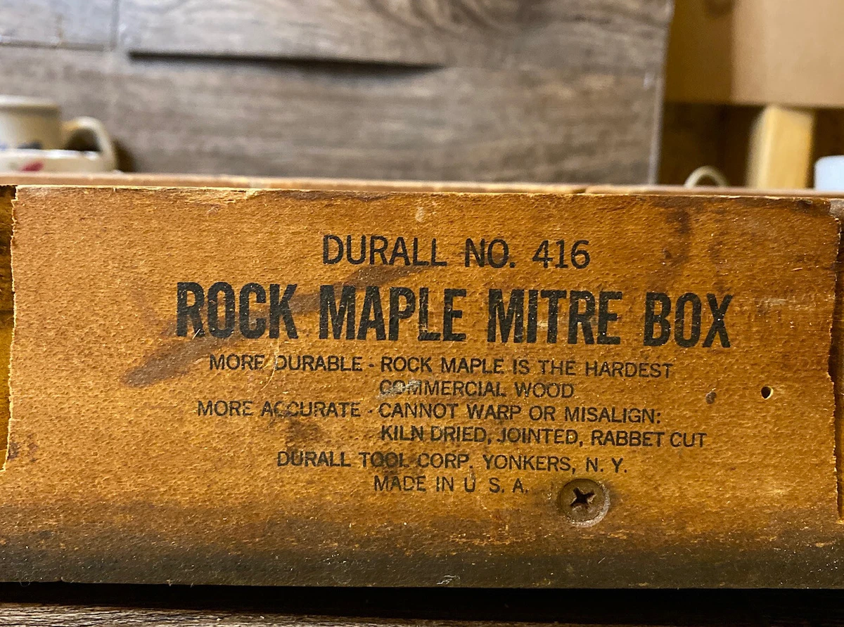 Rock maple mitre box deals