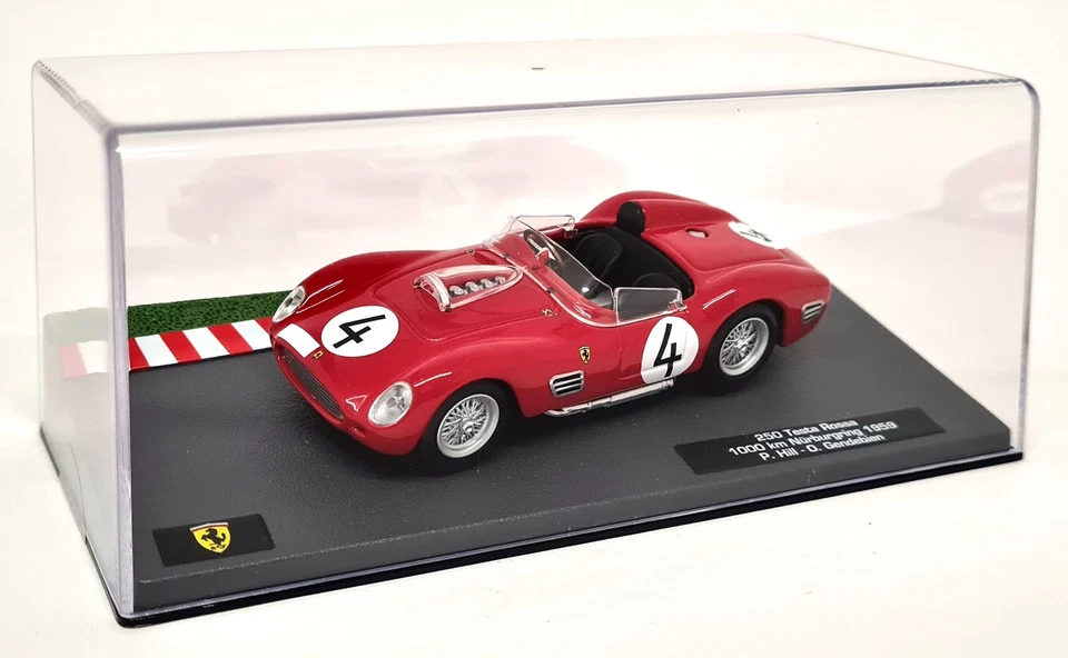 Altaya 1/43 Ferrari 250 Testa Rossa 1000km Nurburgring 1959 #4 Diecast Model Car - Image 2 of 4