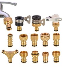 Brass Tap Connector Female Male Adaptor Universal Garden Water Fit Hose Pipe Tap