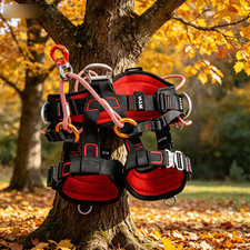 Arborist Tree Climbing Saddle Half Body Harness Fall Protection Equipment