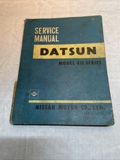 + Datsun Nissan Model 411 Series 1965 1967 Factory Service Manual +