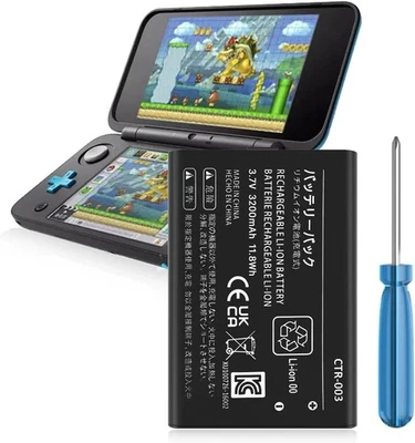 HUAENG CTR-003 Battery, 3200mAh Replacement Battery for Nintendo 2015 Old 3DS 2DS...