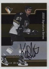 2001-02 ITG Be A Player Signature Series Gold Auto Kevin Stevens #143 Auto 0ol6