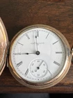 Antique Elgin Pocket watch c1900 Roman numeral dial gold filled case-winds
