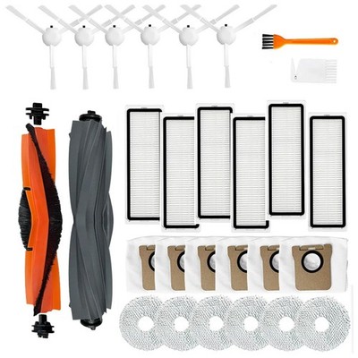 Für  L20 Ultra X20 Pro X20 Plus Staubsaugerroboter, Hauptseitenbürste, Hepa6318