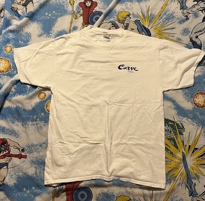 VTG Curve Cologne Promo mens  T-Shirt Hanes Beefy L USA 90s Luxury Liz Claiborne