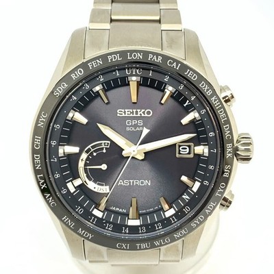 SEIKO ASTRON 8X SERIES SBXB085/8X22-0AG0-2 GPS SOLAR TITANIUM BLACK DIAL HERREN