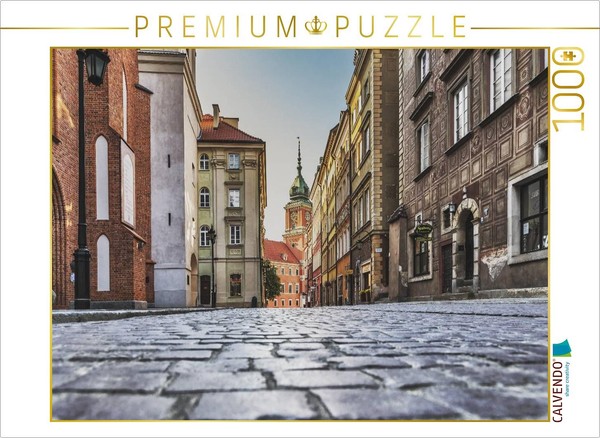 Calvendo Puzzle The Old Town Of Warsaw | 1000 Pieces, Finished Size 25.2 × 18.9-image