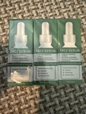 Face Serum, With Hyaluronic Acid Serum, 1 Fl Oz Bottle, 3 Bottles Exp 4/10/2027