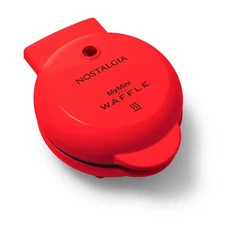 Nostalgia Mini Wafflemaker Red