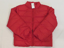 NEW BOYS  CHILDREN  S PLACE L/S FULL ZIP QUILTED PUFFER JACKET, RED, X-LARGE