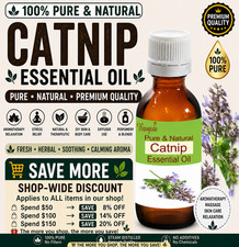 Catnip Essential Oil Nepeta Cataria Pure Natural Herbal Aroma Bangota