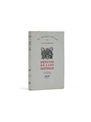 LAWRENCE Défense de Lady Chatterley 1932 Seul grand papier | Broché - Photo 1/2