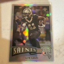 2025 Topps Chrome Football #1975-24 Refractor Insert Alvin Kamara Saints