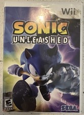 Wii Sonic Unleashed Game Disc In Case With Booklet