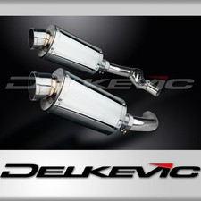 Honda CBR1000F 1987-1999 Echappement KIT-Silencieux 225mm Ovale Inox