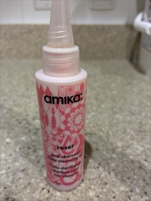 Amika Reset Pink Charcoal Scalp Cleansing Oil 2oz (60ml), 1oz (29ml)