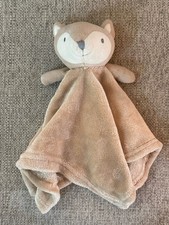 Bon Bebe Fox Lovey Baby Tan Beige Soft Plush 14" Security Blanket