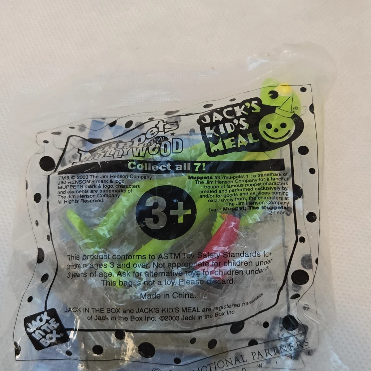 3-4 Years Jack in the Box Fast Food Premiums for sale | eBay