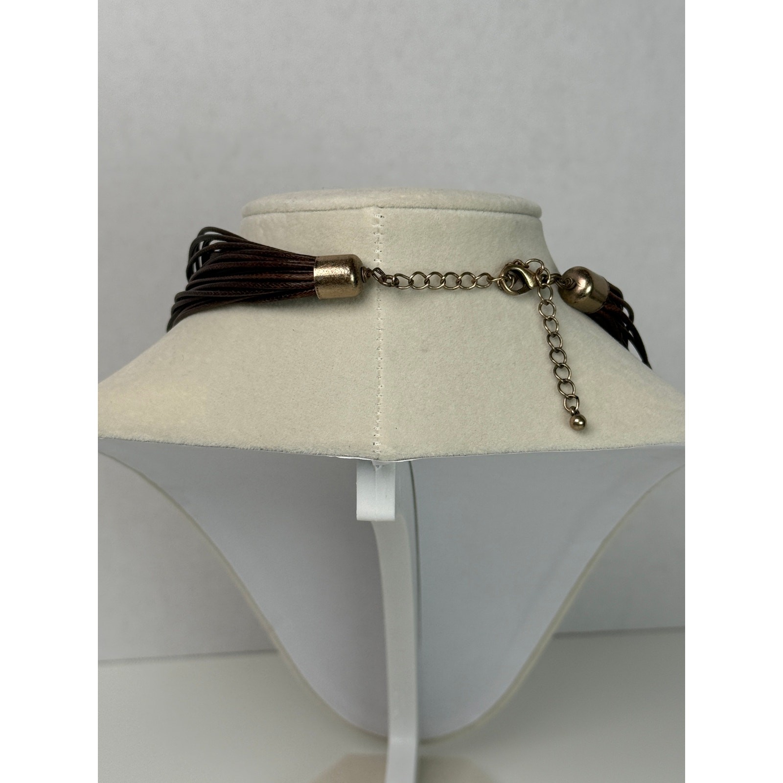 Modern statement necklace. Unsigned. - image 3