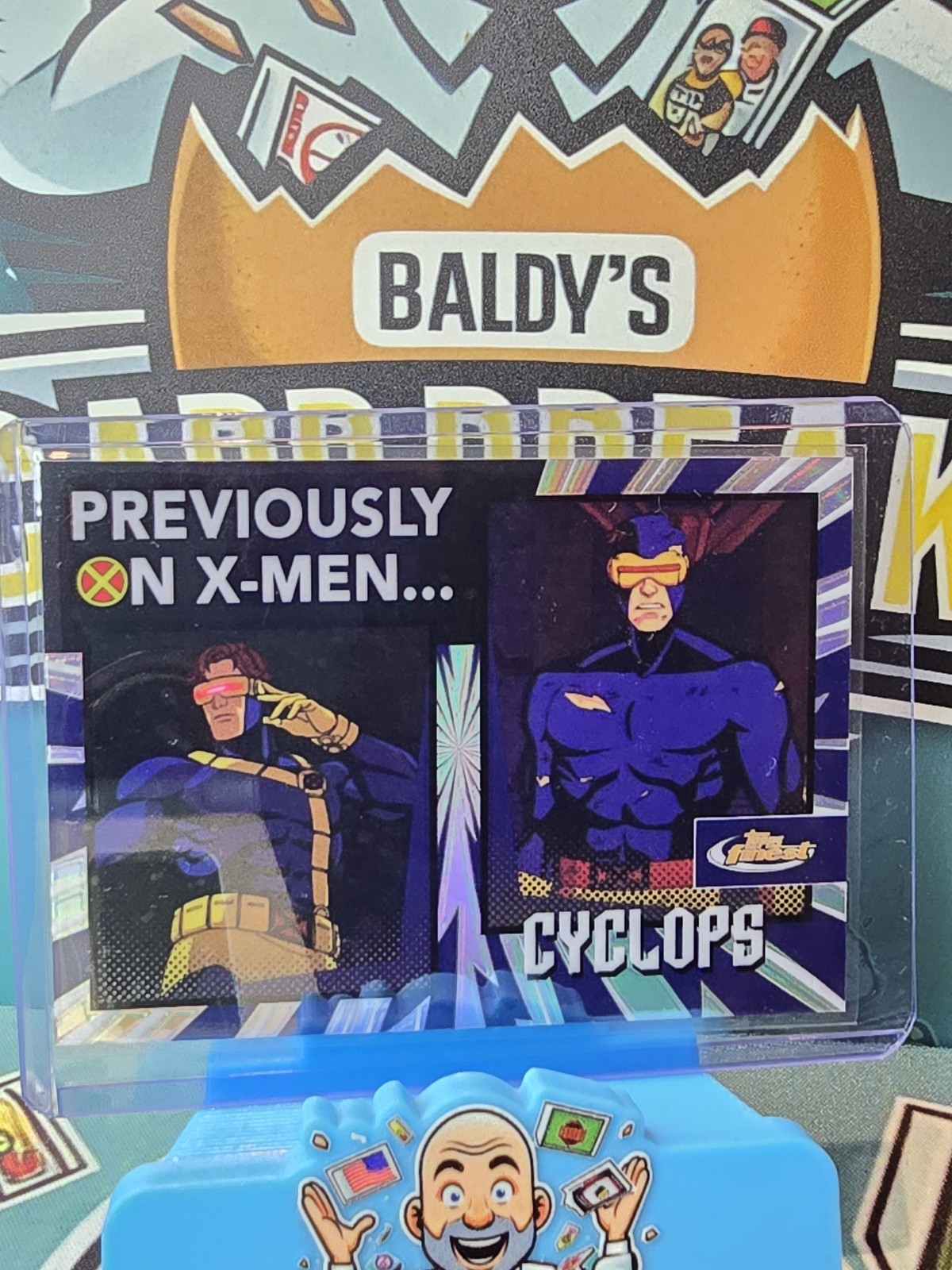 2025 Topps Finest Marvel X-Men '97 Cyclops Previously On X-Men #PO-2