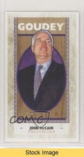 2019 Goodwin Champions Goudey Wood Mini Lumberjack Back John McCain READ z6b