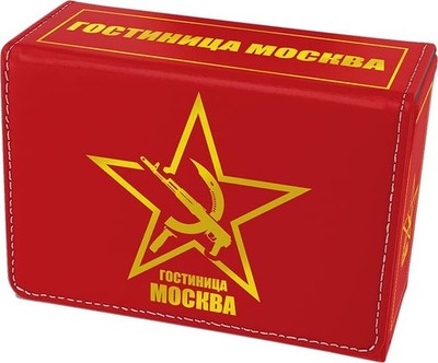 Synthetic leather deck case W BLACK LAGOON Hotel Moscow