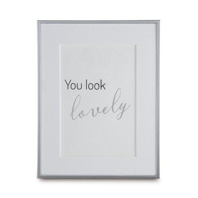 Hama Bilderrahmen Fotorahmen Foto Portrait Alu Fotorahmen Sassy Silber 13x18 cm