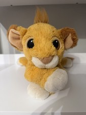 Vintage Disney The Lion King Simba 1993 Medium Plush Stuffed Animal, authentic