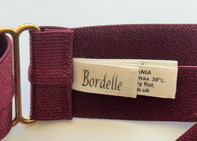 BORDELLE NWOT  Amaya Harness Brief Morello S 2 RRP $276 *NO TARIFFS U.S. Buyers*