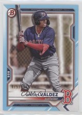2021 Bowman Draft Sky Blue 475/499 Freddy Valdez #BD-96 0o6v