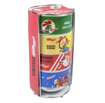 NEU Kellogg s Vintage Keramik Stapelschalen mit Stapelgestell