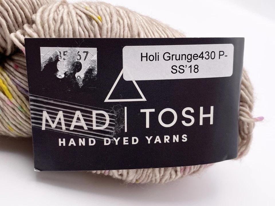 Mad Tosh Merino Light "Holi Grunge" Superwash Lana Dedos 420 yardas Foto 4 de 4