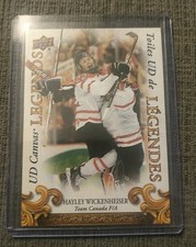 2023 Tim Horton's Legends NHL UD Canvas HAYLEY WICKENHEISER #CL-13 Team Canada