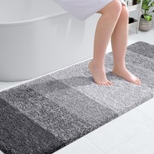 Bathroom Runner Rugs Mat 70x24, Extra Soft Absorbent Microfiber Bath Rugs,