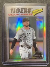 🔥2026 Topps Heritage Dillon Dingler Chrome Refractor #73 Detroit Tigers
