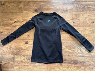 GymShark Onyx 5.0 Long Sleeve Compression Shirt Size Small(limited