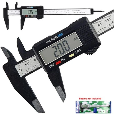 CHINACNCZONE 6" 0-150mm LED Digital Caliper Vernier Micrometer Electronic Ruler Gauge Meter