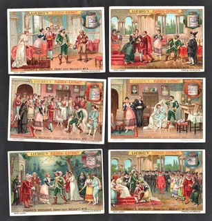Marriage Of Figaro Rare Opera Card Set Liebig 1905 Mozart Theatre Vintage Music