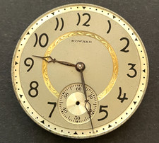 Antique E. Howard Series 17 1912 Pocket Watch Movement Parts/Repair 12s 17j USA