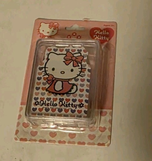2007 HELLO KITTY Miniature Playing Cards Sanrio 2.5" x 1.75" NEW ~ SEALED