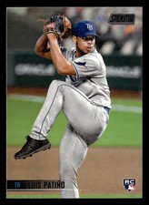 Luis Patino 2021 Stadium Club #151 Tampa Bay Rays BLACK SP ROOKIE *065