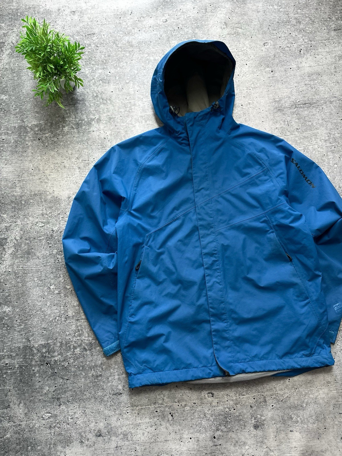 Giacca antipioggia vintage Salomon Ski Y2K Rain Gorpcore montagna streetwear hype uomo