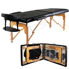 New Massage Table Massage Bed Spa Bed 83" Long Portable 2 folding W/ Carry Case