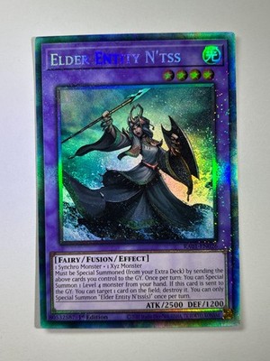 Elder Entity N'tss RA01-DE026 Prismatic Collector's Rare 1. Auflage YuGiOh Karte NM