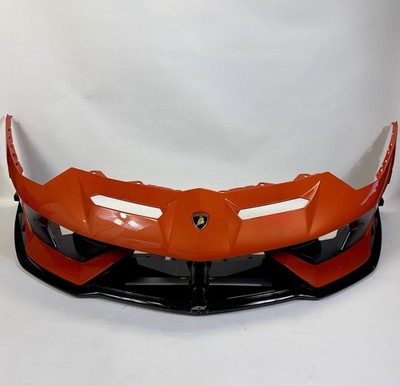 2019 2020 2021 LAMBORGHINI AVENTADOR SVJ FRONT BUMPER COVER OEM Arancio Argos