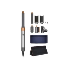 Dyson Airwrap Multi-Styler Complete Long Nickel Copper Curler Dryer Case & Pouch