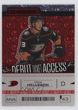 2023 Upper Deck Credentials Debut Ticket Access Red /349 Drew Helleson #111 0z0v