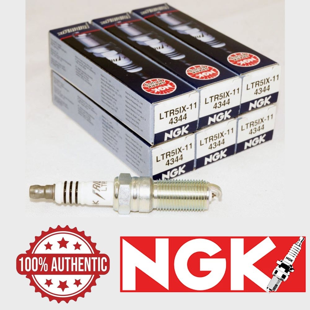 Set Of 6 NGK Spark Plugs Iridium Power LTR5IX-11 4344 For Chevy GMC Ford Saab