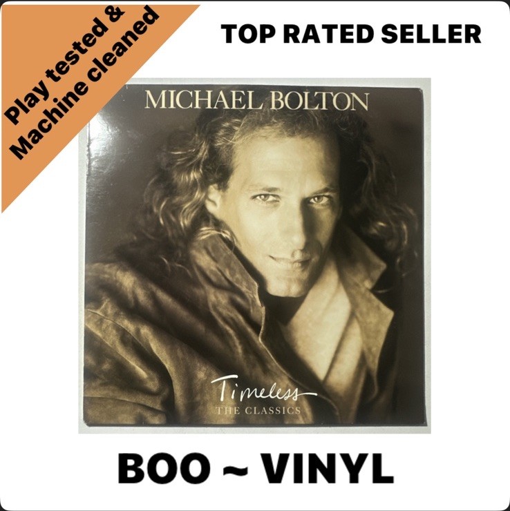 Michael Bolton Timeless the classics 1992 Lp Vinyl Record EX / VG+